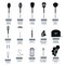 Kitchen Utensils Set Cooking Utensil Sets, Nylon and Stainless Steel Kitchen Gadgets Nonstick and Heat Resistant Home, House, Apartment Essentials Kitchen Accessories Must Haves Pots and Pans set
